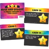 Move And Groove Numbers Through 25 Task Cards 20 cards by Really Good Stuff LLC