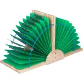 Double Clipboard Stand With 24 Single Color Clipboards 1 stand 24 Clipboards Color Green by Really Good Stuff LLC