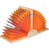 Double Clipboard Stand With 24 Single Color Clipboards 1 stand 24 Clipboards Color Orange by Really Good Stuff LLC