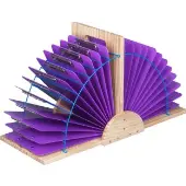 Double Clipboard Stand With 24 Single Color Clipboards 1 stand 24 Clipboards Color Purple by Really Good Stuff LLC