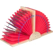 Double Clipboard Stand With 24 Single Color Clipboards 1 stand 24 Clipboards Color Red by Really Good Stuff LLC