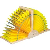 Double Clipboard Stand With 24 Single Color Clipboards 1 stand 24 Clipboards Color Yellow by Really Good Stuff LLC
