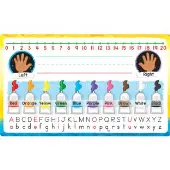 Primary Self Adhesive Vinyl On The Go Helpers Set Of 24 by Really Good Stuff LLC