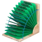 Clipboard Stand With 12 Single Color Clipboards 1 stand 12 Clipboards Color Green by Really Good Stuff LLC