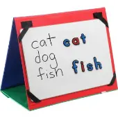 Desktop Stand With Magnetic Dry Erase Board 1 stand 1 board by Really Good Stuff LLC