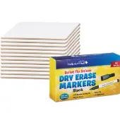 9 X 6 Mini Magnetic Dry Erase Boards Set Of 12 Boards and 12 Markers by Really Good Stuff LLC