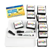 9 X 6 Mini Magnetic Dry Erase Boards Set Of 12 Boards 12 Markers and 12 Erasers by Really Good Stuff LLC