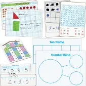 Math Small Group Dry Erase Board Kit Primary kit by Really Good Stuff LLC
