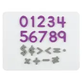 Plastic Magnetic Numbers And Math Symbols 80 magnets by Really Good Stuff LLC