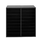 Mail Center 18 Slot Color Black by Really Good Stuff LLC