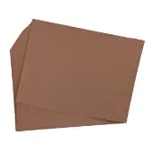 12 x 18 Mediumweight Construction Paper 50 Sheets Color Dark Brown by Colorations