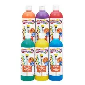 Paraben Free Bio Color Paint Rainbow Pack Set of 6 16oz by Colorations