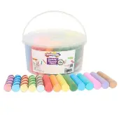 Dust Lite Washable Sidewalk Chalk 50 Pieces by Colorations
