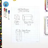 Jumbo Magnetic Dry Erase Graph by Really Good Stuff LLC