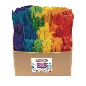 Colored Craft Sticks Classroom Pack 1200 Pieces by Colorations