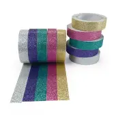 Glitter Craft Tape Set of 10 by Colorations