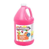 Paraben Free Fluorescent Bio Color Paint Gallon Color Pink by Colorations