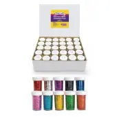 Glitter Jars Classroom Pack Set of 30 by Colorations