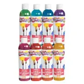 Paraben Free Glitter Liquid Watercolor Set of All 8 8 oz each by Colorations