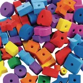 Jumbo Fun Shapes Foam Beads 500 Pieces by Colorations
