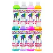 Paraben Free Liquid Watercolor Paint Tropical Colors 8 oz Set of 8 by Colorations