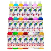Paraben Free Liquid Watercolor Paints 8oz Set of 21 by Colorations