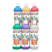 Paraben Free Metallic Bio Color Paint Set of 6 16 oz by Colorations