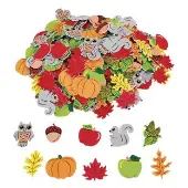 Self Adhesive Festive Fall Foam 300 Pieces by Colorations
