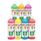 Fluorescent Neon Simply Washable Tempera Set of 7 by Colorations