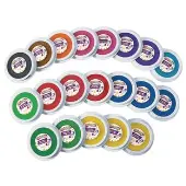 Stack of Washable Stamp Pads Value Pack 20 Pieces by Colorations