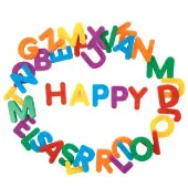 Uppercase Magnetic Letters 40 Pieces by Excellerations