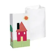White Paper Craft Bags Set of 100 by Colorations