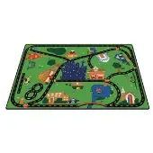 Cruisin Around the Town 3 10 x 5 5 Rectangle Premium Carpet 1 carpet by Carpets for Kids