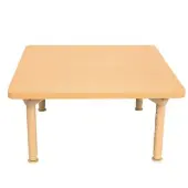 30 Square Table with Adjustable Metal Legs 1 table by Environments