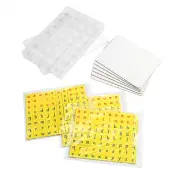 Magnetic Dry Erase Boards With Foam Letter Tiles 6 Student Pack by Really Good Stuff LLC