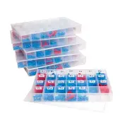 E Zread Color Coded Plastic Magnetic Letter Kits lowercase 1440 letters 6 cases by Really Good Stuff LLC