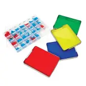 MA Gtivity Tins With Foam Color Coded Magnetic Letters Classroom Kit by Really Good Stuff LLC
