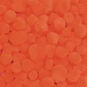 Pom Poms 100 Pieces Color Orange by Colorations