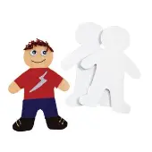 Giant Person Shapes 24 Pieces by Colorations