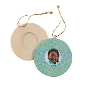 Wooden Photo Frame Ornaments Set of 12 by Colorations