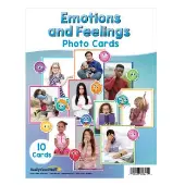 Emotions and Feelings Photo Cards Set of 10 by Really Good Stuff LLC