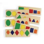 Size and Shape Puzzles Set of 6 by Excellerations