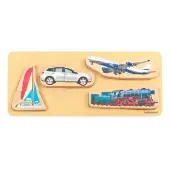 Toddler Photo Puzzles Vehicles by Excellerations