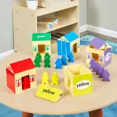 early STEM Colors and Counting Houses 20 Pieces by Excellerations