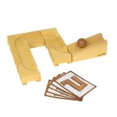 early STEM Wooden Ball Maze Puzzle Cubes by Excellerations