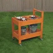 Outdoor Rolling Storage Cart by Excellerations
