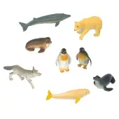 Medium Polar Animals Set of 8 by Excellerations