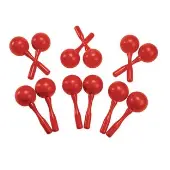 Plastic Maracas Set of 6 by Excellerations