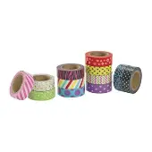 Whimsical Printed Craft Tape Set of 12 by Colorations