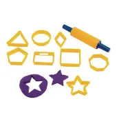 Geo Shapes Dough Cutters Set of 9 by Colorations
